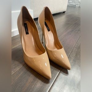 Brand new beige high heels. Ava&Aiden. Never warn.
